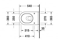 PACK INODORO SUSPENDIDO STARCK-3 DURAVIT